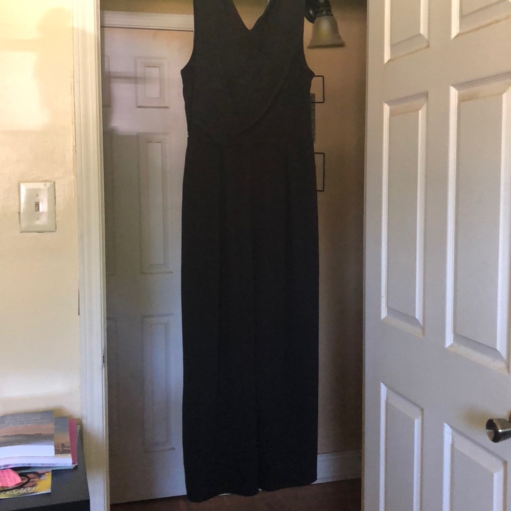 Sleek, Full-Length Black Jumpsuit